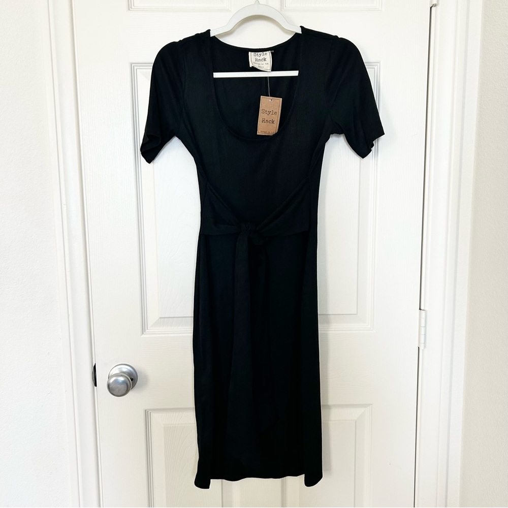 Tie Front Bodycon Dress